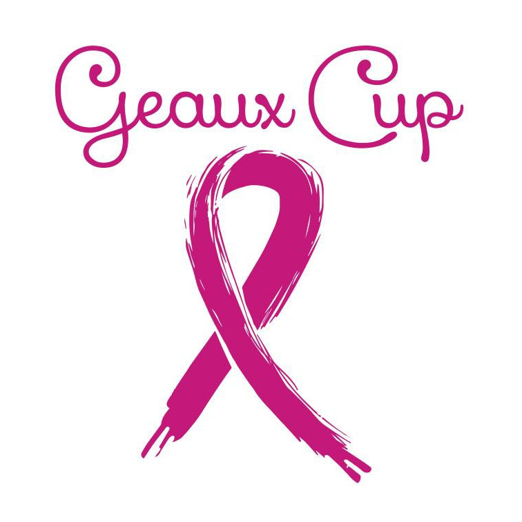 Breast Cancer Awareness Geaux Cup 16oz Frost Flex Cups (25/pk)