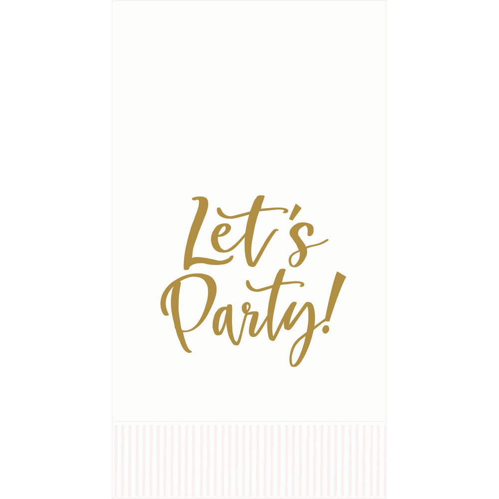 "Lets Party!" Guest Towels (pk of 25)