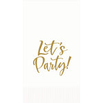 "Lets Party!" Guest Towels (pk of 25)