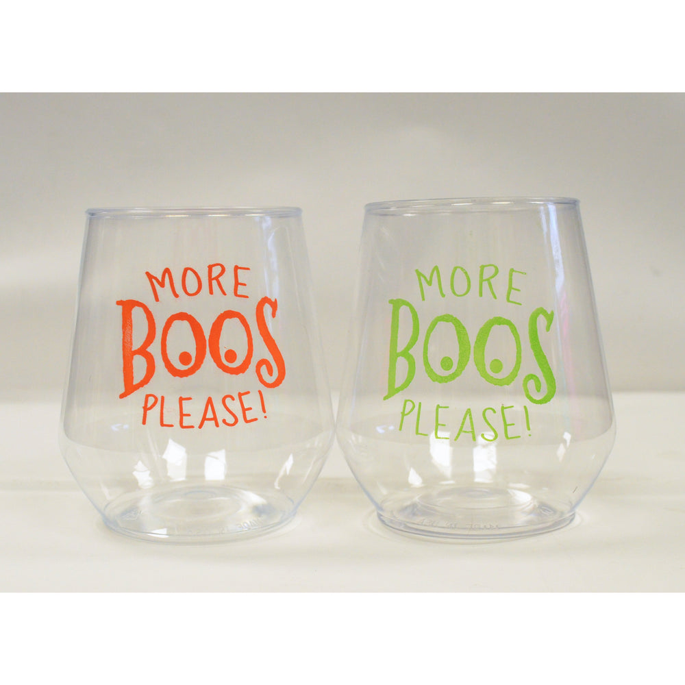 More BOOS Please! 12oz Stemless Cups (6/pk)
