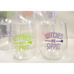Witches Be Sippin' 12oz Stemless Cups (6/pk)