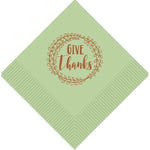 "Give Thanks" Dinner Napkins - Party Cup Express